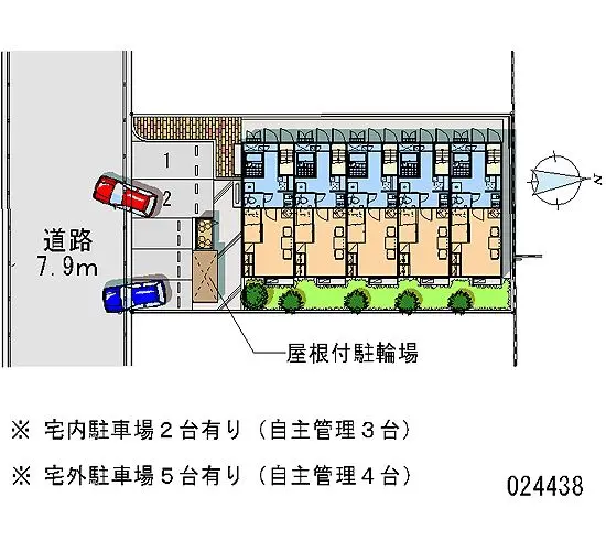 ★手数料０円★岩倉市東町　月極駐車場（LP）